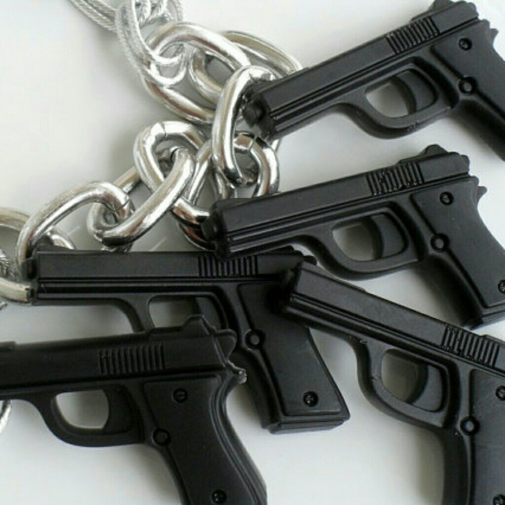 Set of 5 Gun Novelty Soaps NEW SULFATE FREE