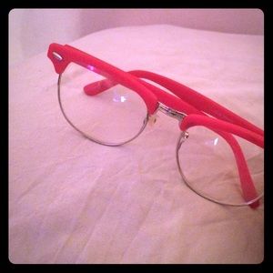 Red glasses