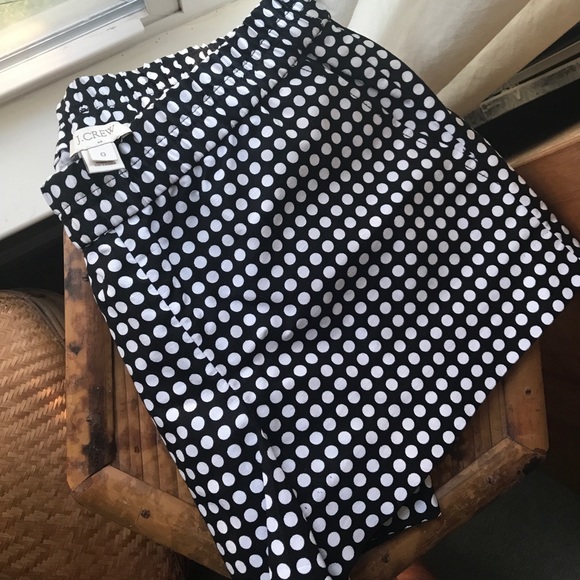 Black and white polka dot shorts - Picture 4 of 4