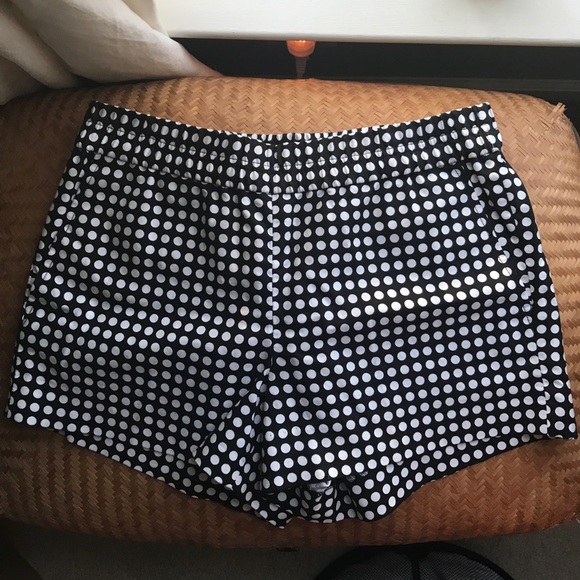 Black and white polka dot shorts - Picture 2 of 4