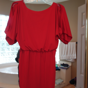 Lulu's Red Cocktail Dress