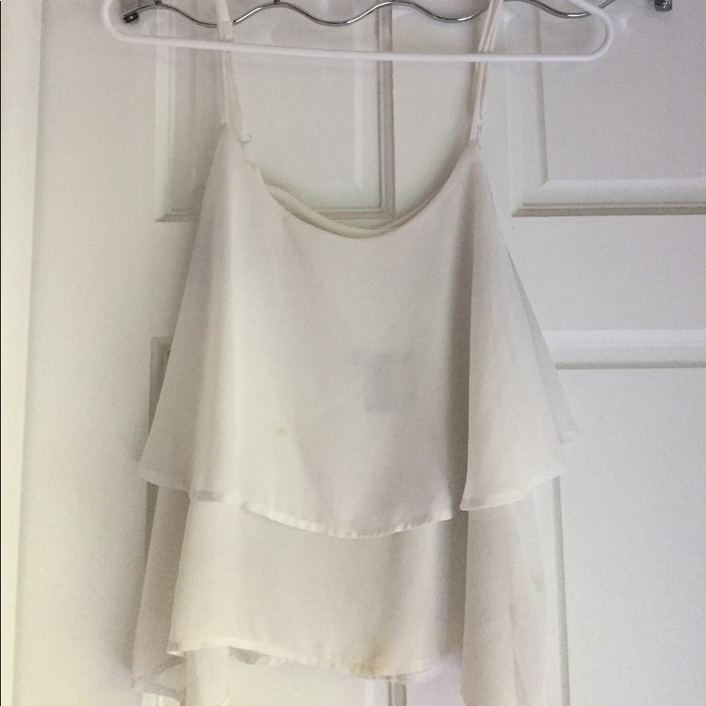 Forever 21 Flowy White Top