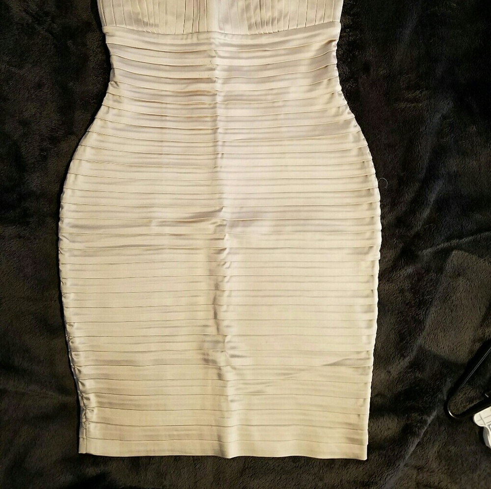 Calvin Klein Satin Pleated dress
