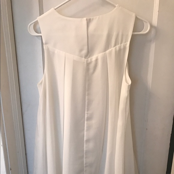 BCBG White Shift Dress - Picture 2 of 5