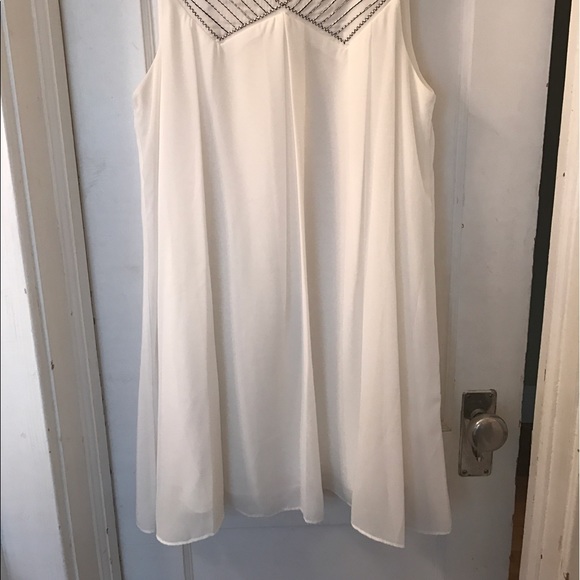 BCBG White Shift Dress - Picture 3 of 5