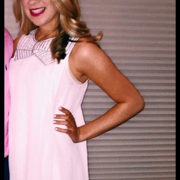 BCBG White Shift Dress - Picture 4 of 5