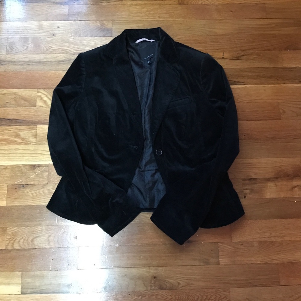 Suede blazer jacket