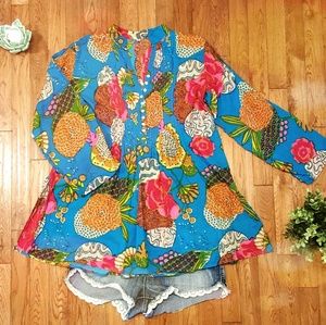 Vibrant boho tunic