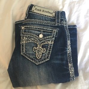 Size 25 Rock Revival, straight leg jeans