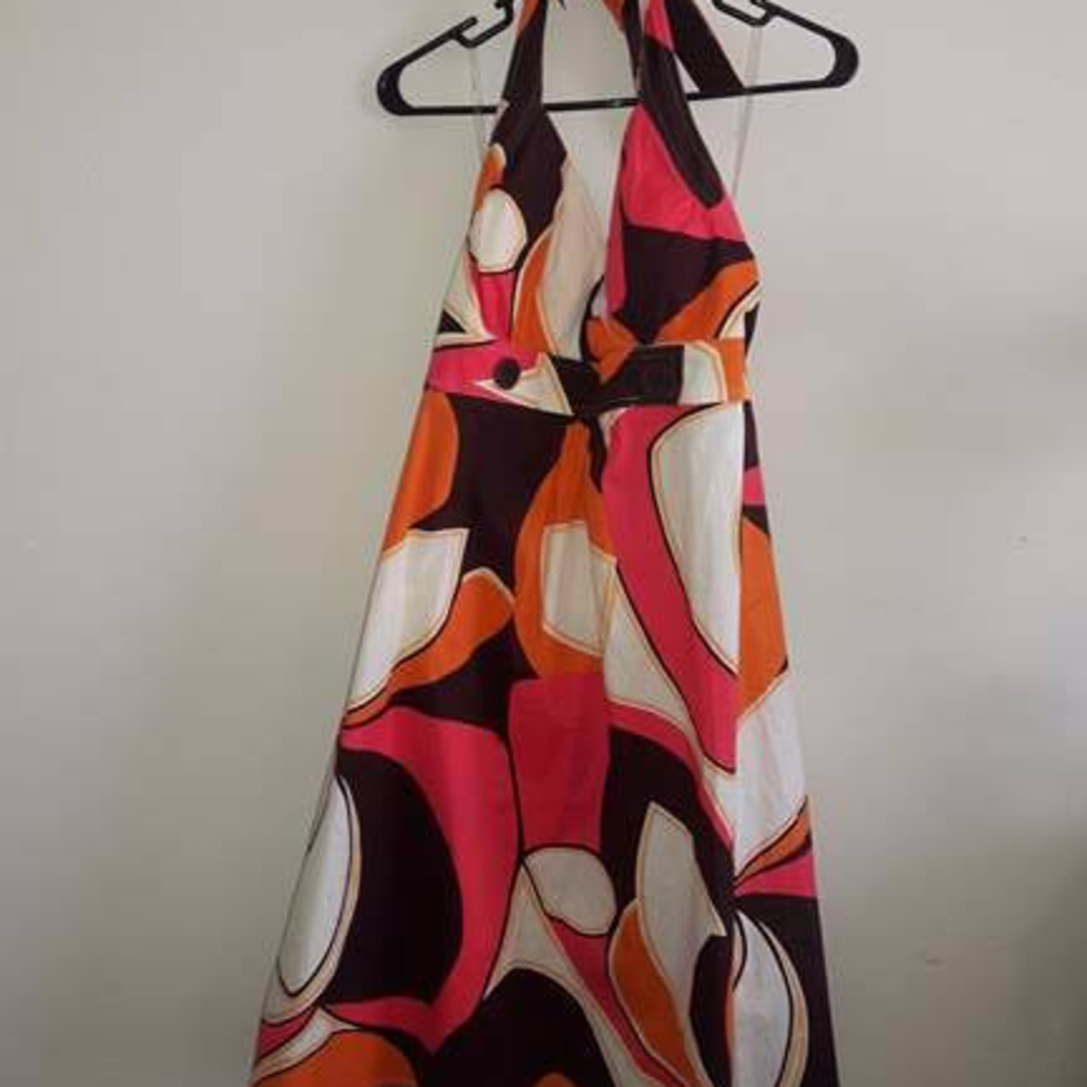 Floral Halter Top Dress