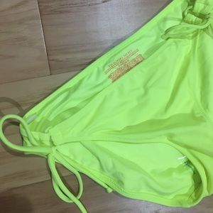 Neon BS bathing suit bottoms