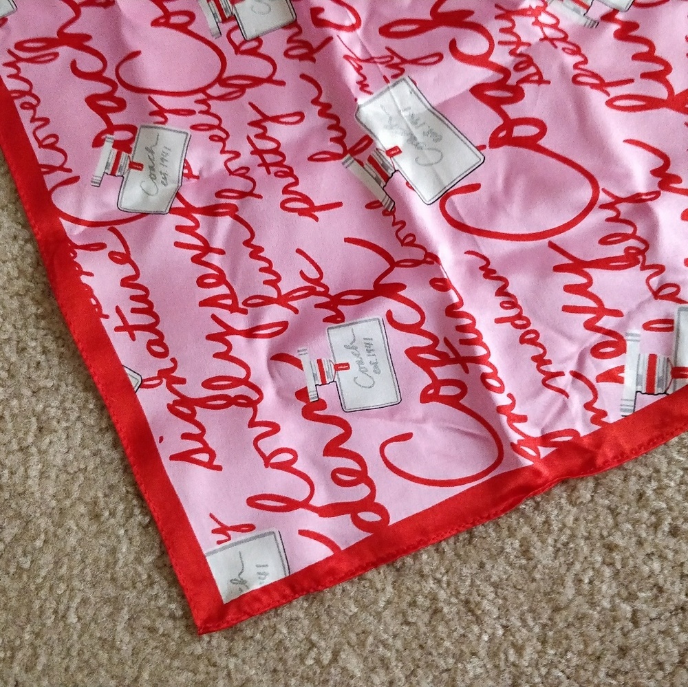 Authentic COACH Handkerchief Scarf CA22608