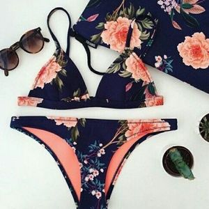 Floral Bikini Swim Suit
