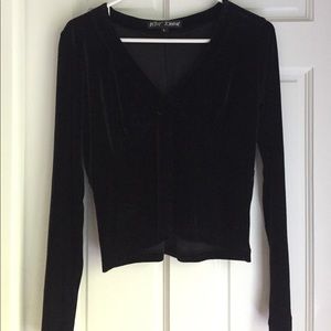 Betsey Johnson Velvet Long Sleeve