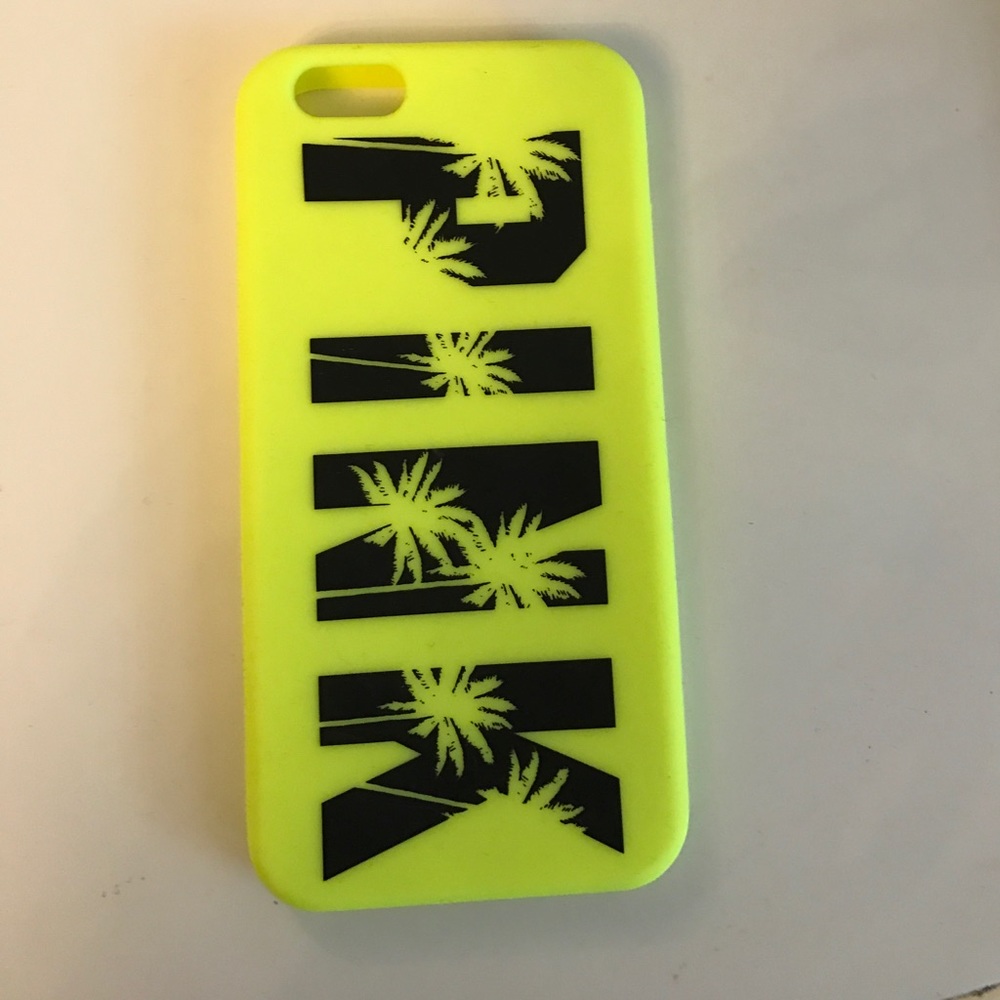 PINK NEON YELLOW RUBBER IPHONE 6/6s CASE