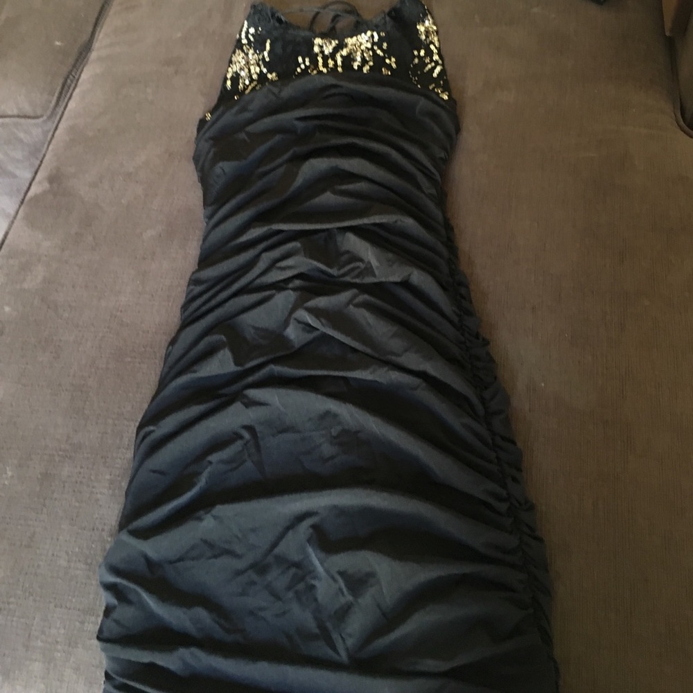 Sexy black dress