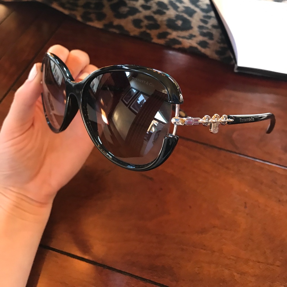 Tiffany & Company silver lock sunglasses