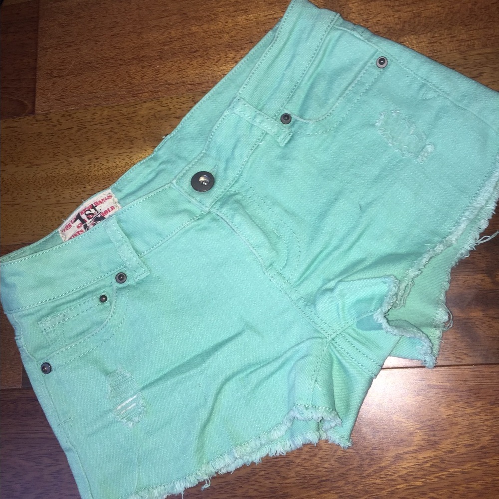 Denim shorts