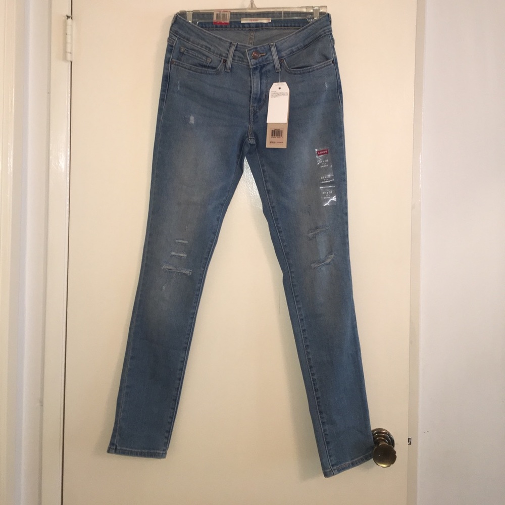 NWT Levi's skinny mid rise jeans