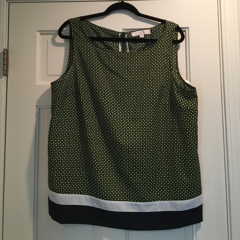 LOFT Printed Tank Top