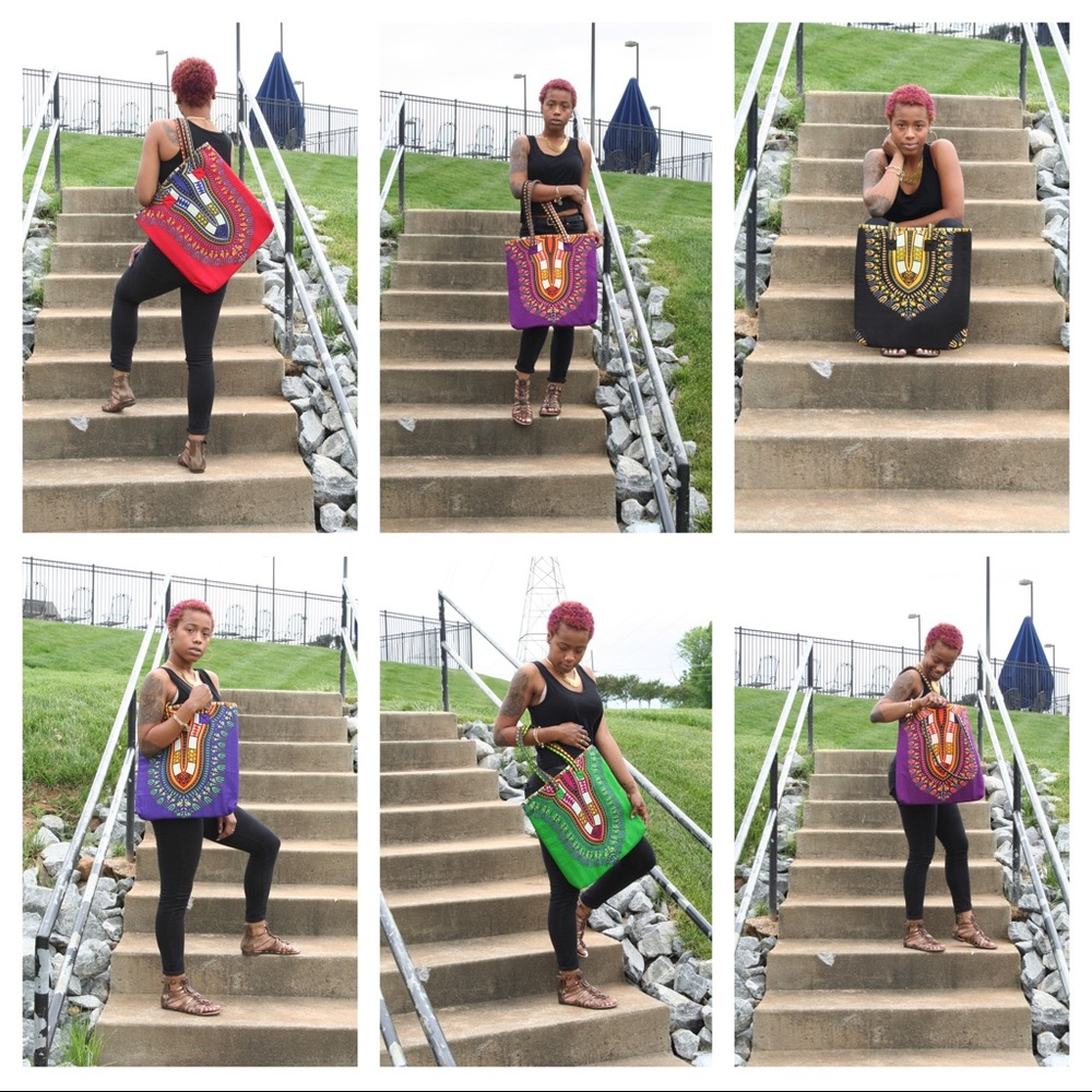 Bundle Dashiki Bags - 6 Bags total