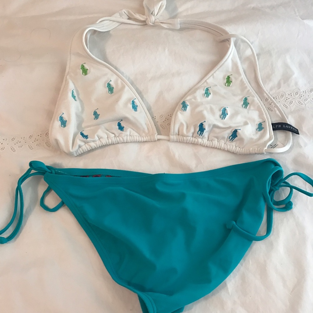 Polo swimsuit top