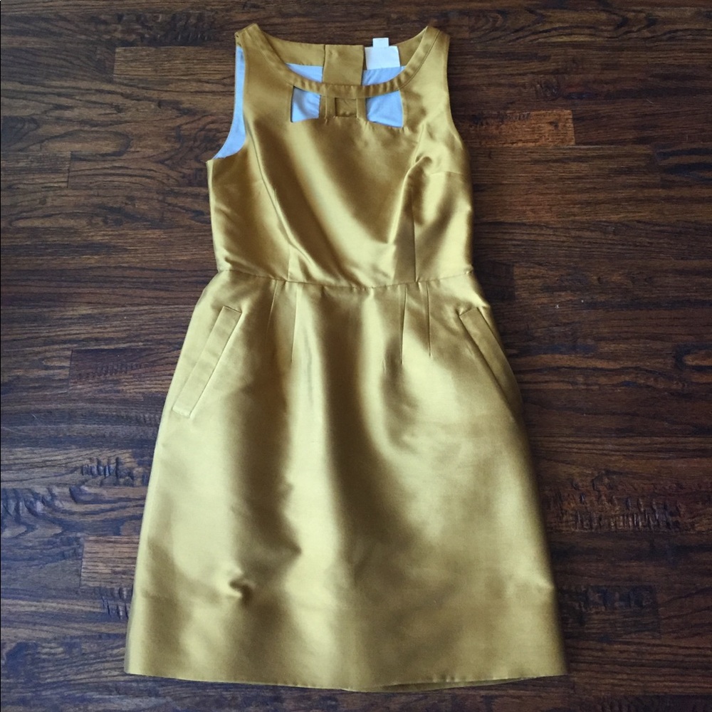 Anthropologie Maeve Gold Dress