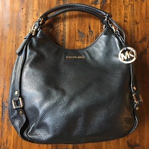 Michael Kors Black Shoulder Hobo Bag