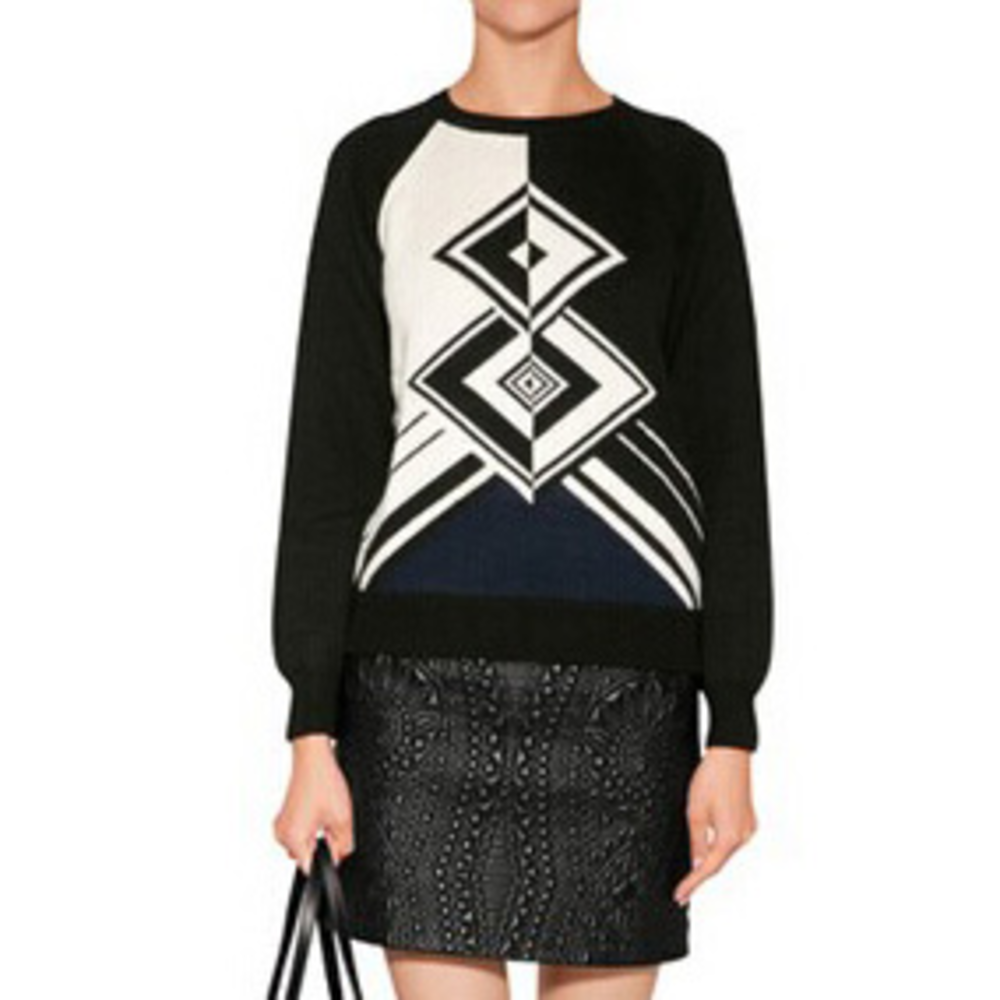 EMILIO PUCCI Patterned wool sweater