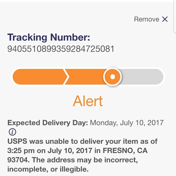 Tracking number - Picture 2 of 2