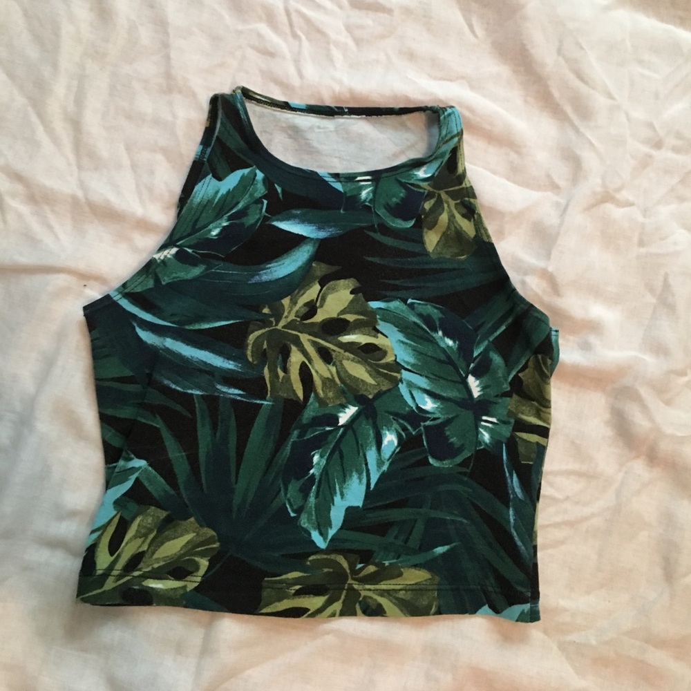 American Apparel Jungle crop top