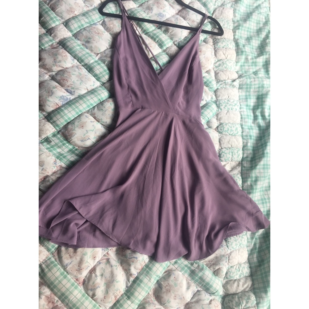Urban Outfitters Purple Plunge Dress (NEW w/tags)