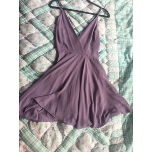 Urban Outfitters Purple Plunge Dress (NEW w/tags)