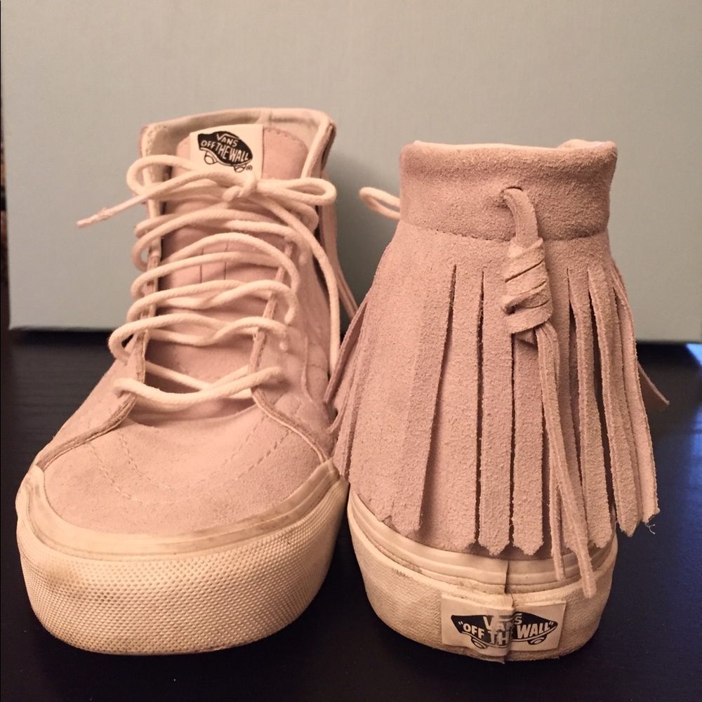 Vans Sk8-Hi Moc Shoes-Suede-Reposh
