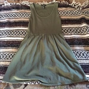 Green babydoll dress (Forever 21)