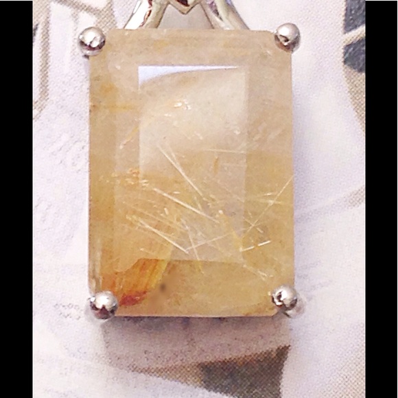 Golden Rutilated Quartz - Picture 2 of 4