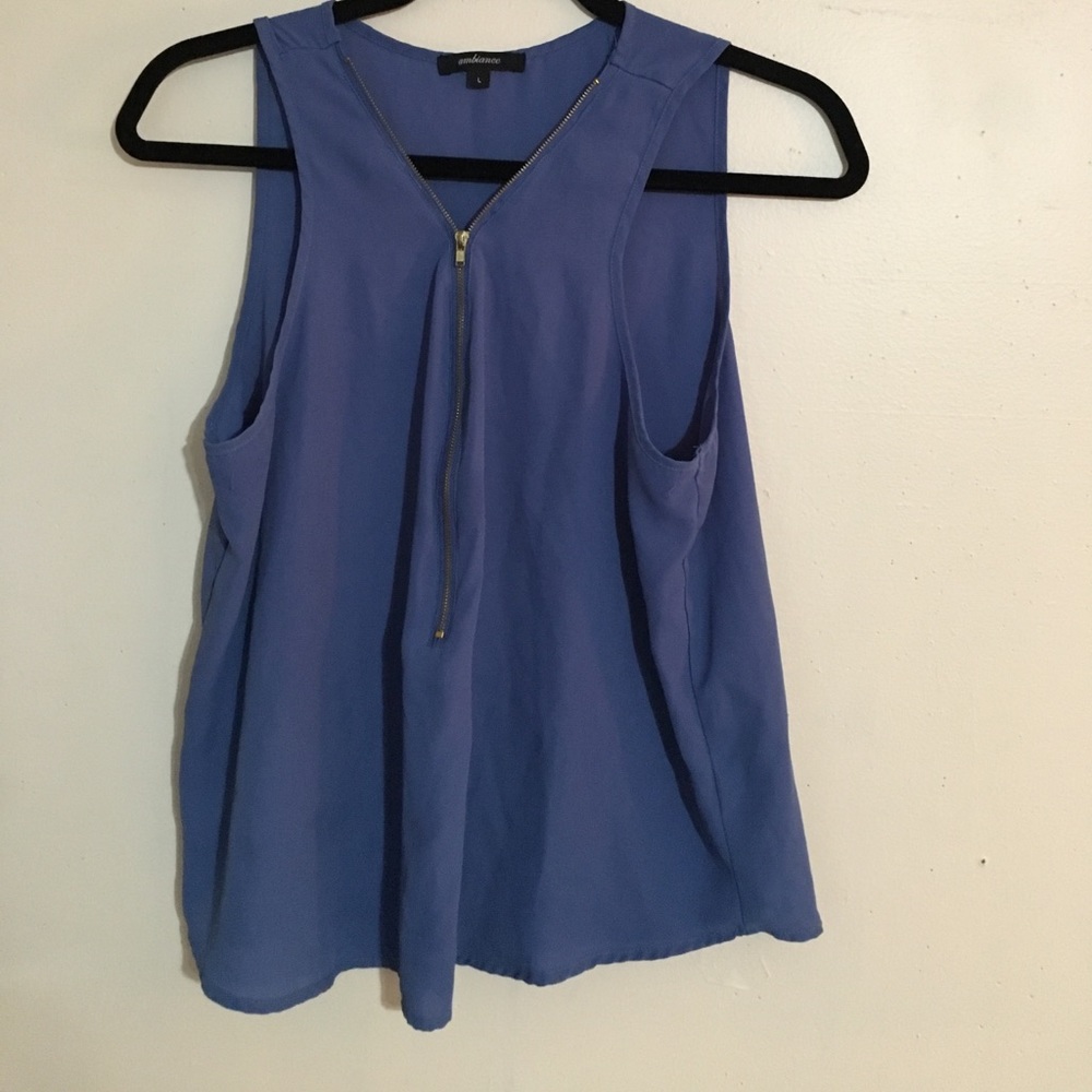 Baby Blue Business Top