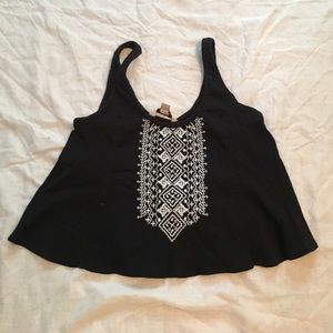 Flowy crop top