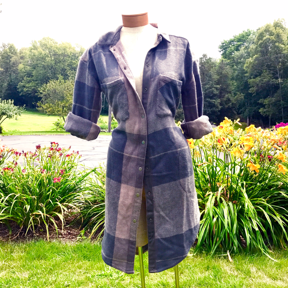 Free People Light Plaid Jacket