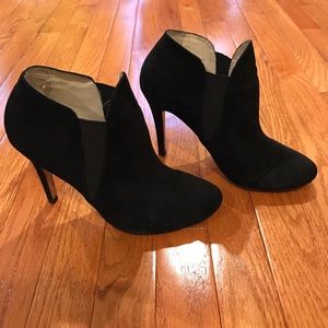 Zara Basic Black Ankle Boots size 10