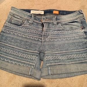 Anthropologie jean shorts