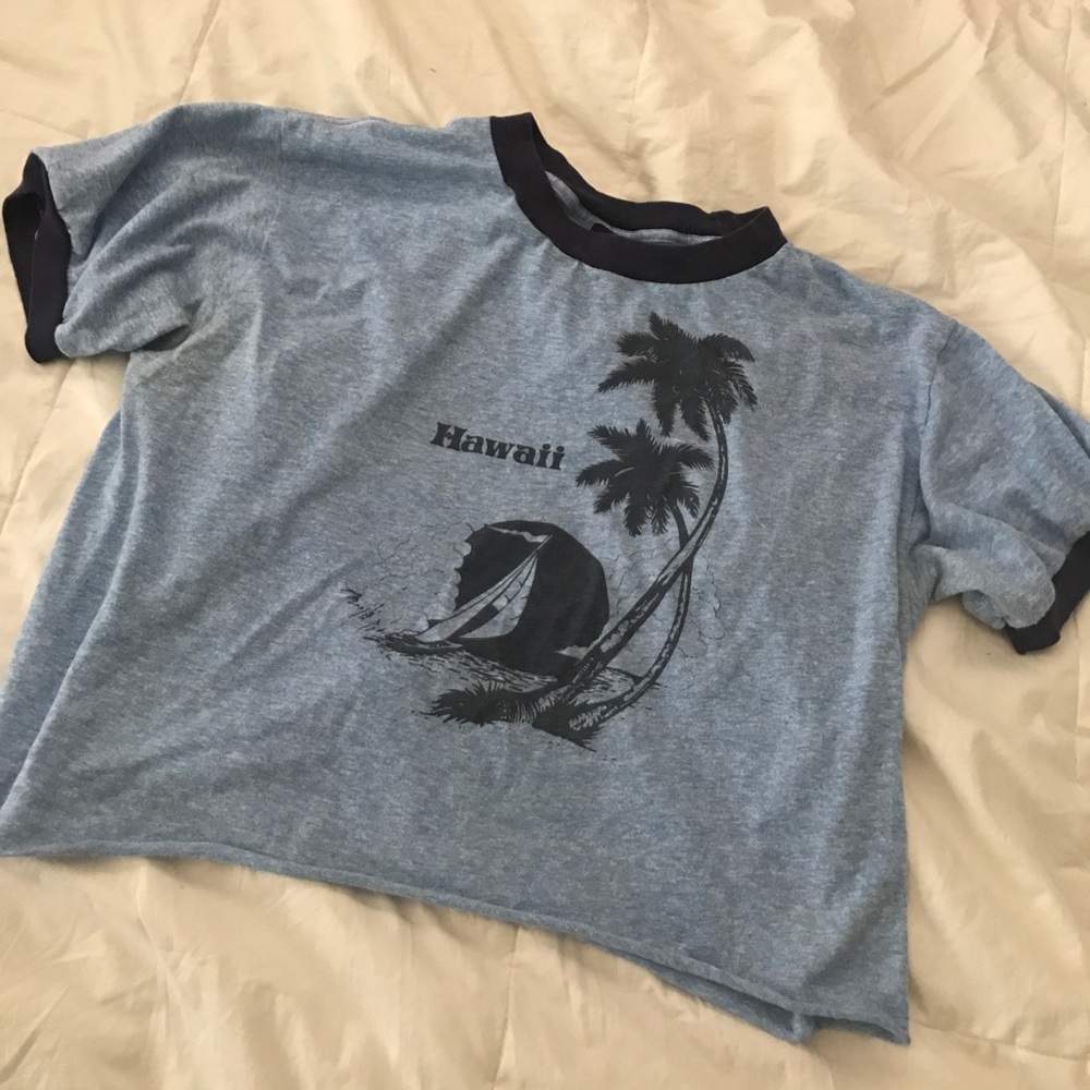 VINTAGE HAWAIIAN RINGER TEE