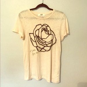 J. Crew Rose T-shirt