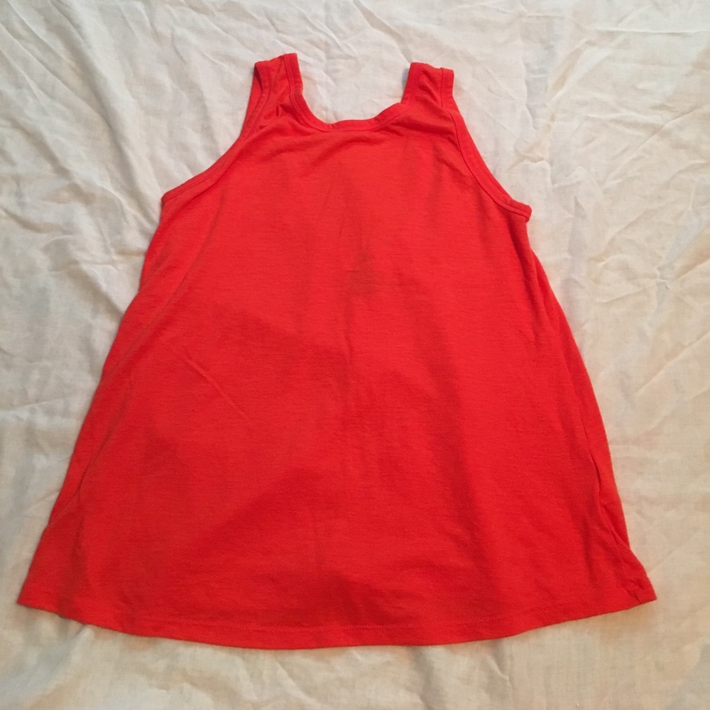 Scoop back tank