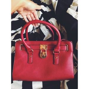 MK red purse