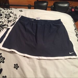 Blue nike athletic skirt