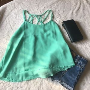 Strappy Mint Tank