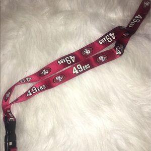 49ers lanyard