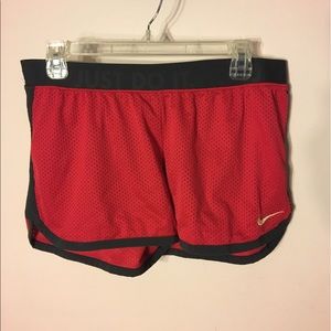 Watermelon Colored Nike Shorts.