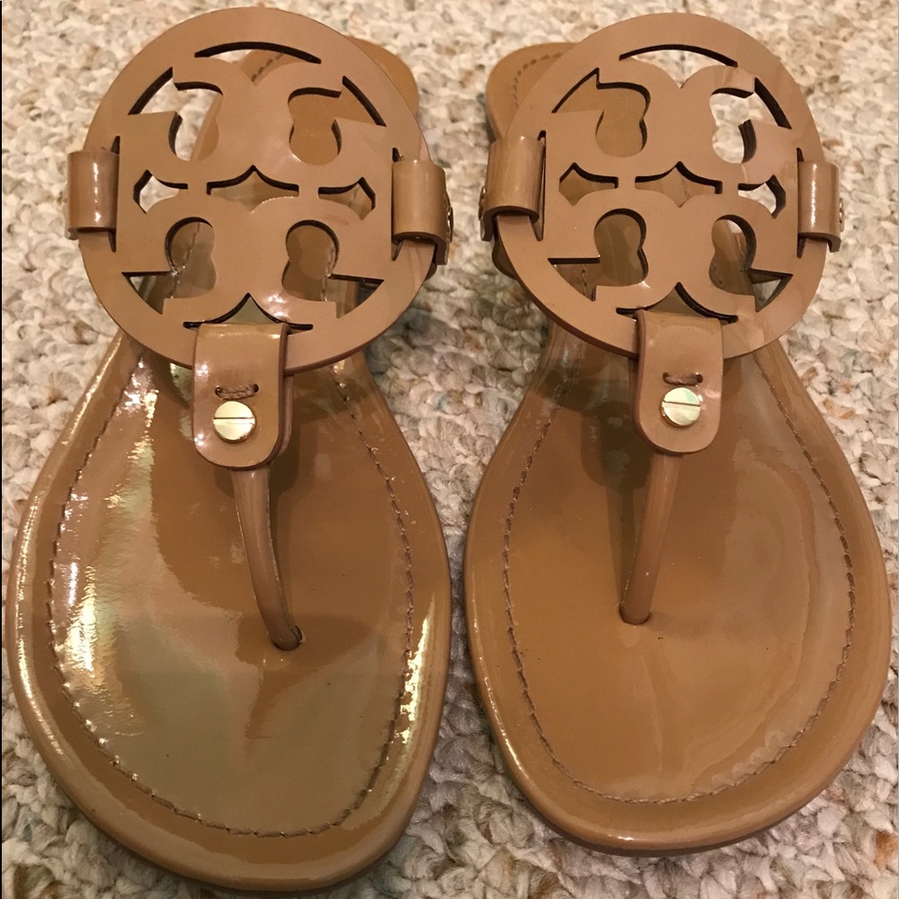 *Authentic* Tory Burch Sand Miller Sandals